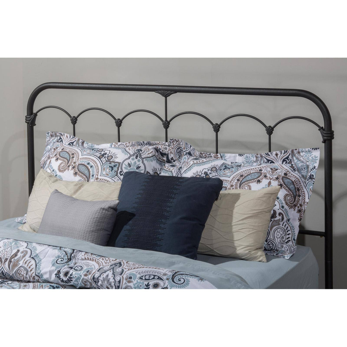 Queen Headboard Black L863