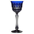 Handcrafted Cobalt Wine Glass J323