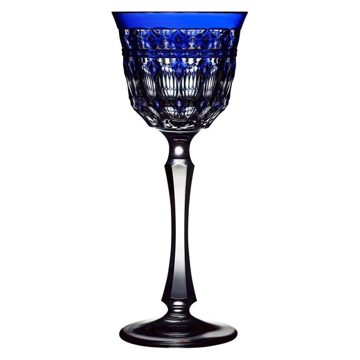 Handcrafted Cobalt Wine Glass J323