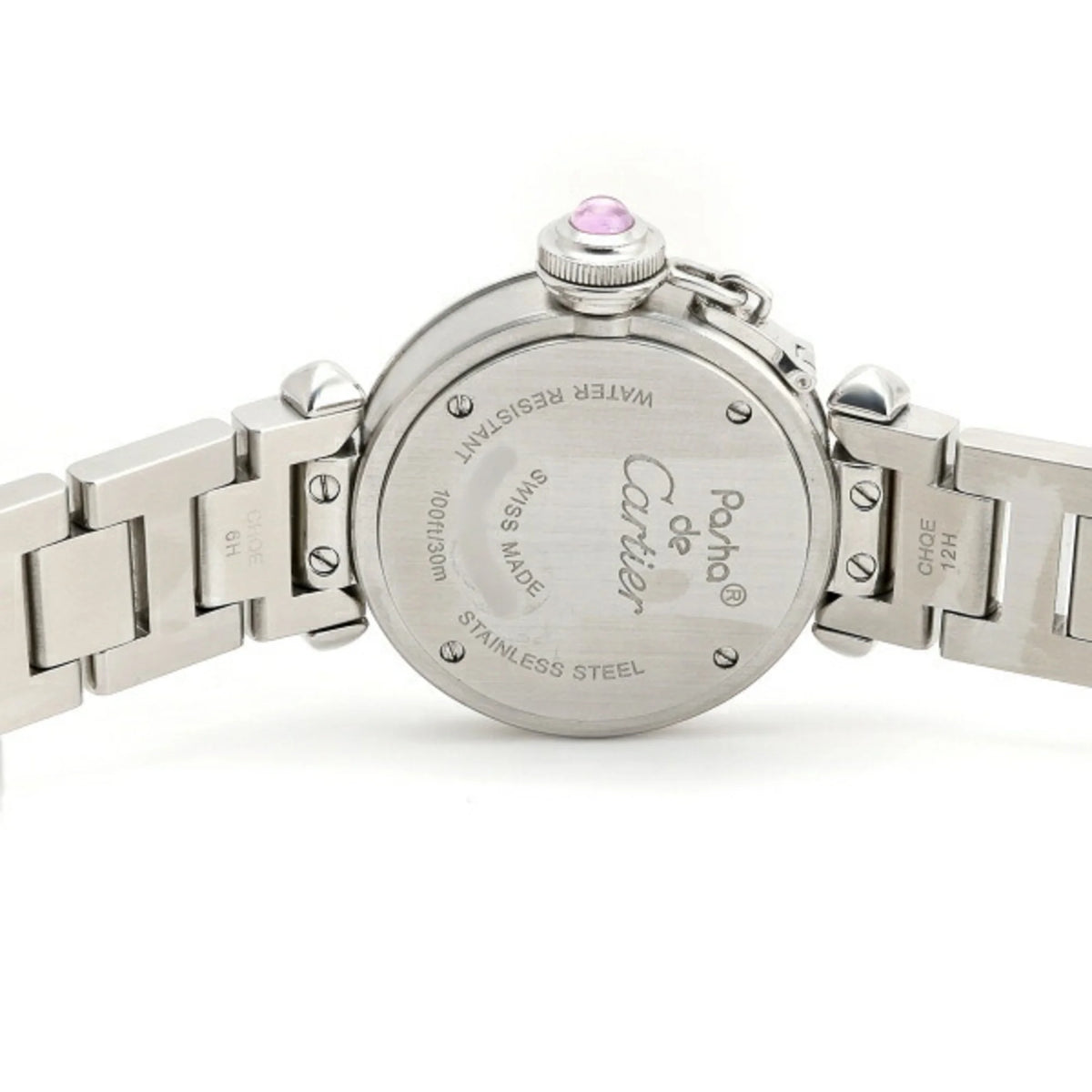 Pre-Owned Pink Dial Watch C3236