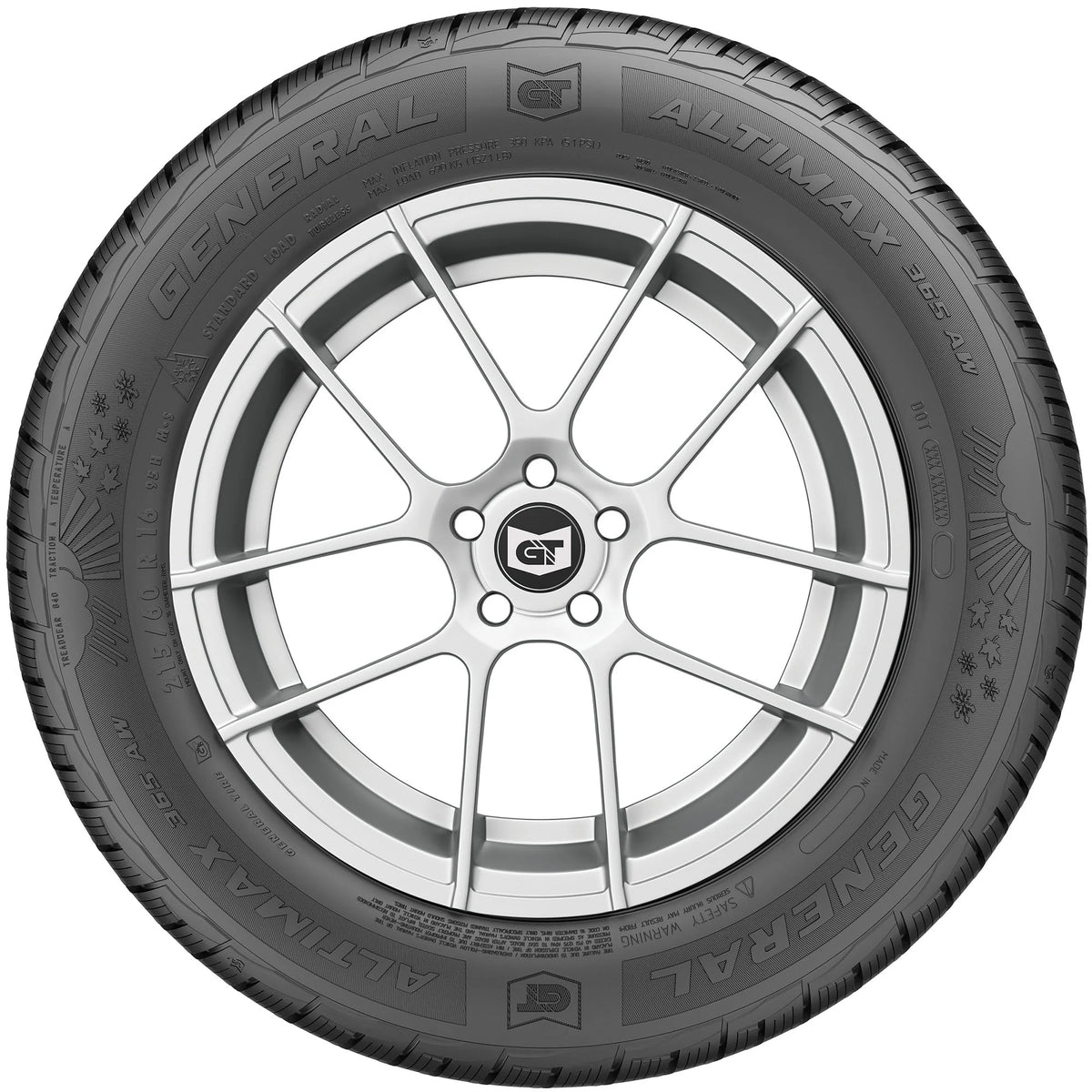 All Weather 225/55R17 97V Passenger Tire F419