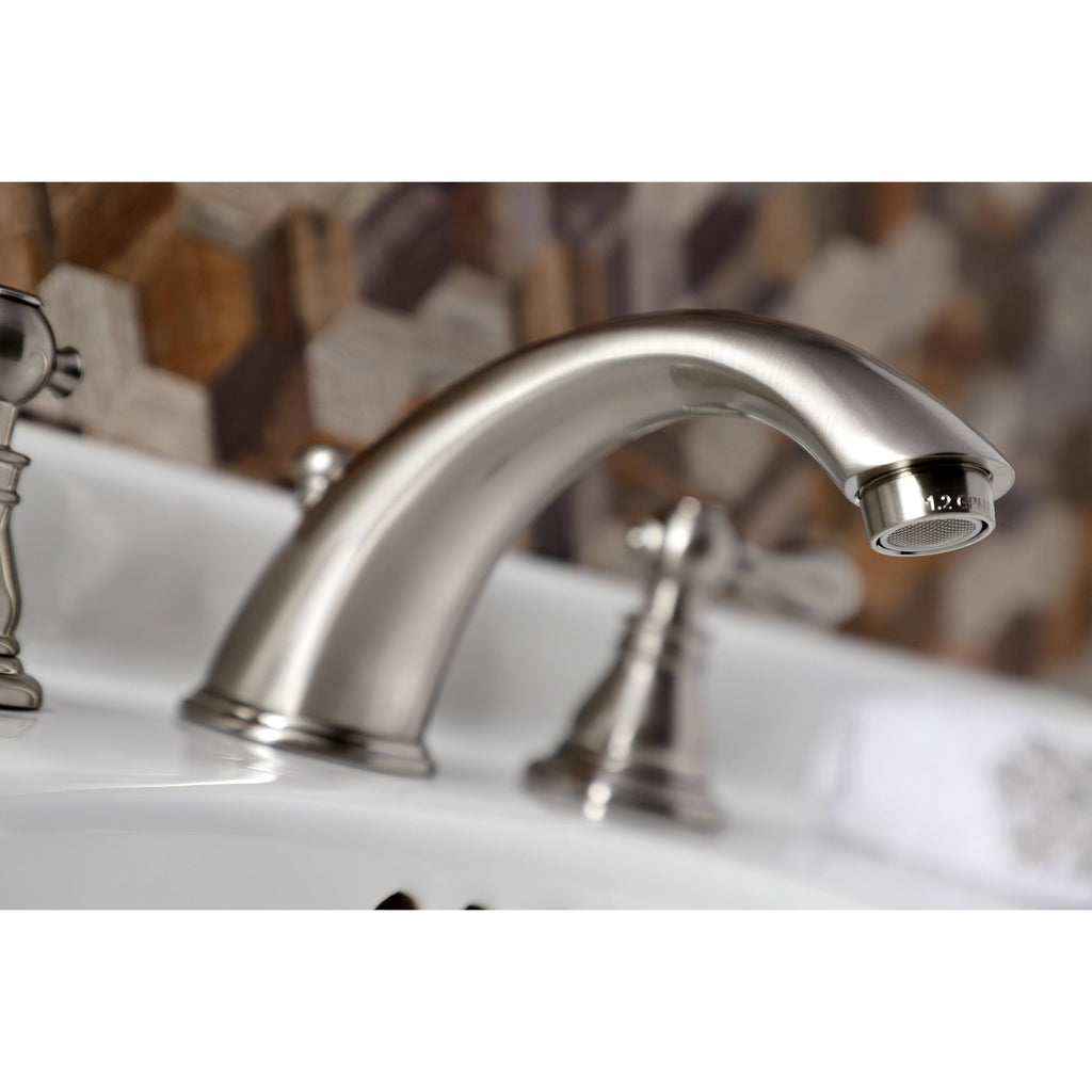 Widespread Bathroom Faucet with Pop-Up Brushed Brass R7511