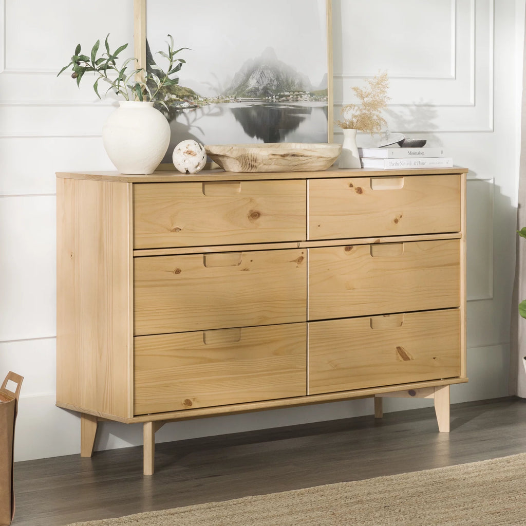 6 Drawer Solid Wood Dresser K1303
