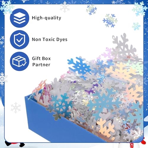 1 Lb Snowflake Glitter Confetti Table Scatter, 2 Pack F419356