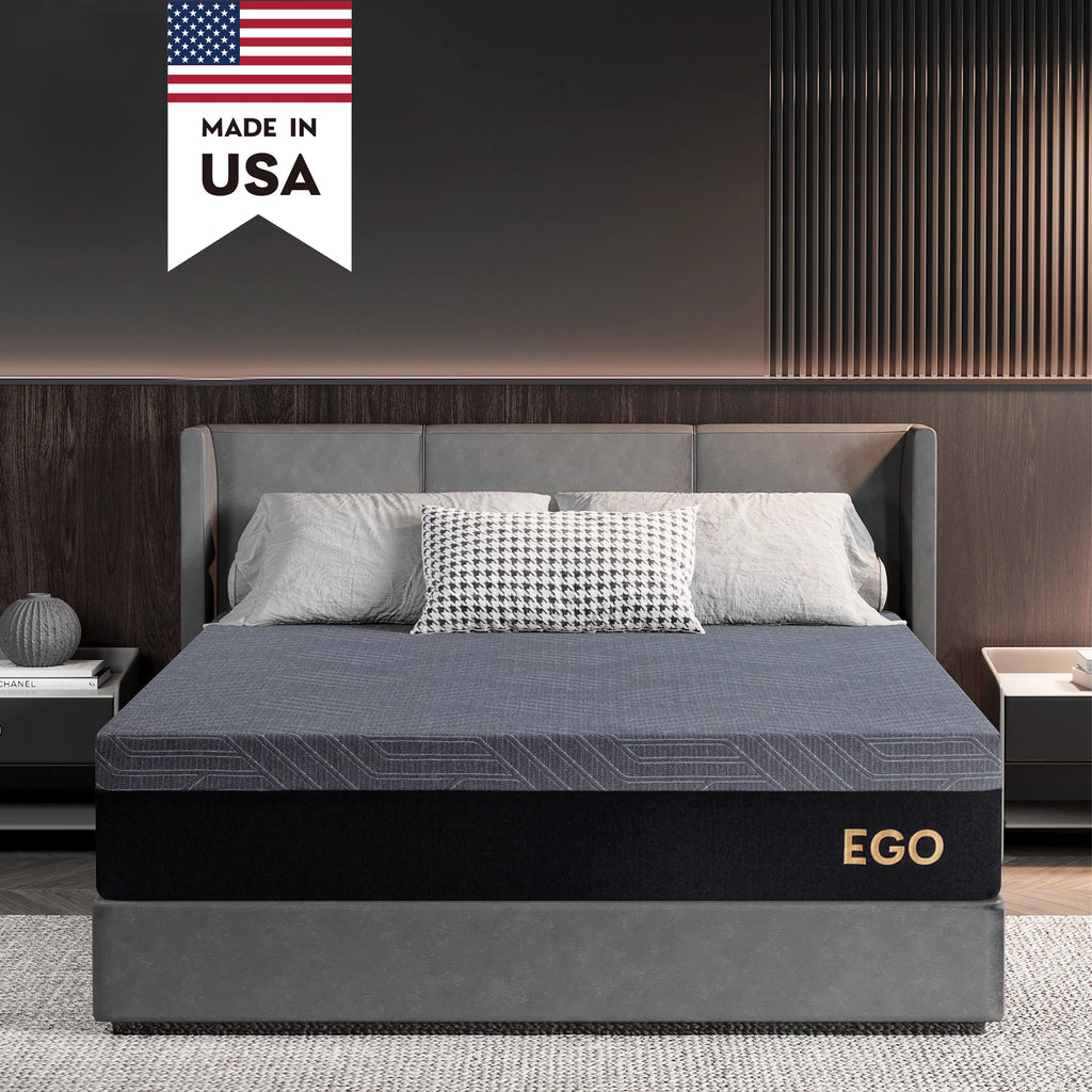 Black 10 inch Gel Memory Foam Twin Mattress P882