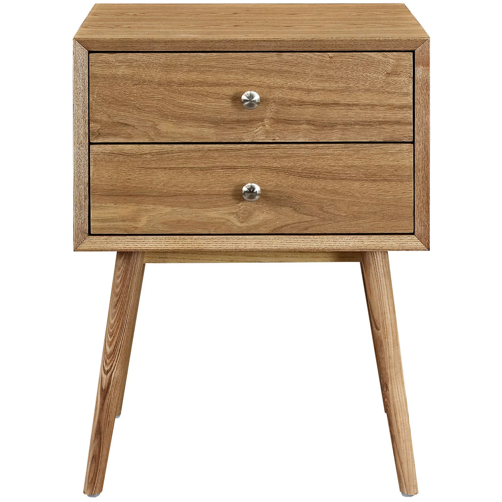 Brown Wood Nightstand Side End Table C702583