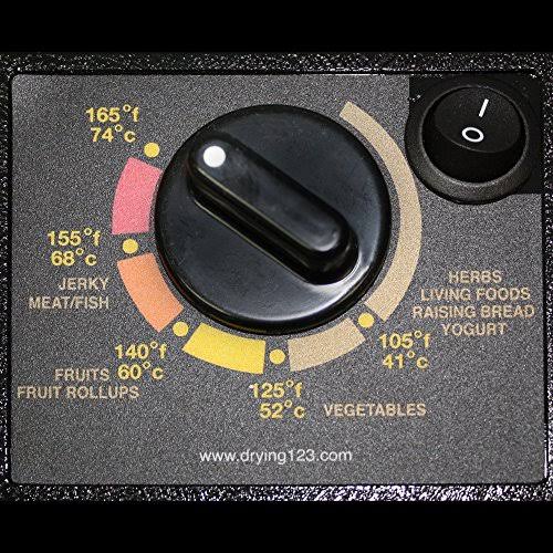 Electric Food Dehydrator with Adjustable Thermostat R793770