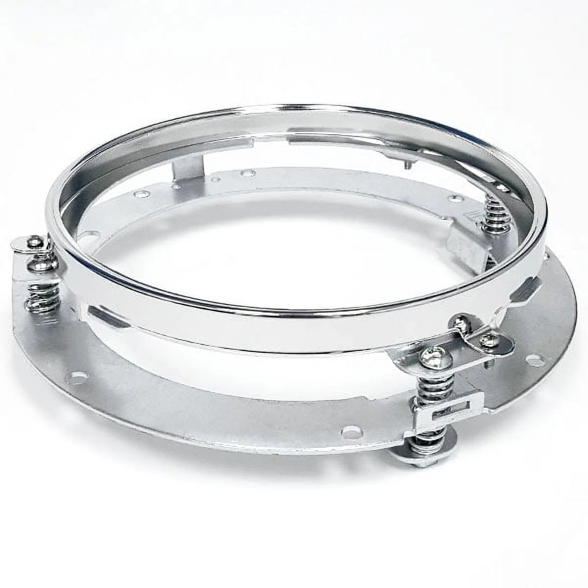Chrome 7" LED Headlight Mounting Ring Trim Bracket Y5757