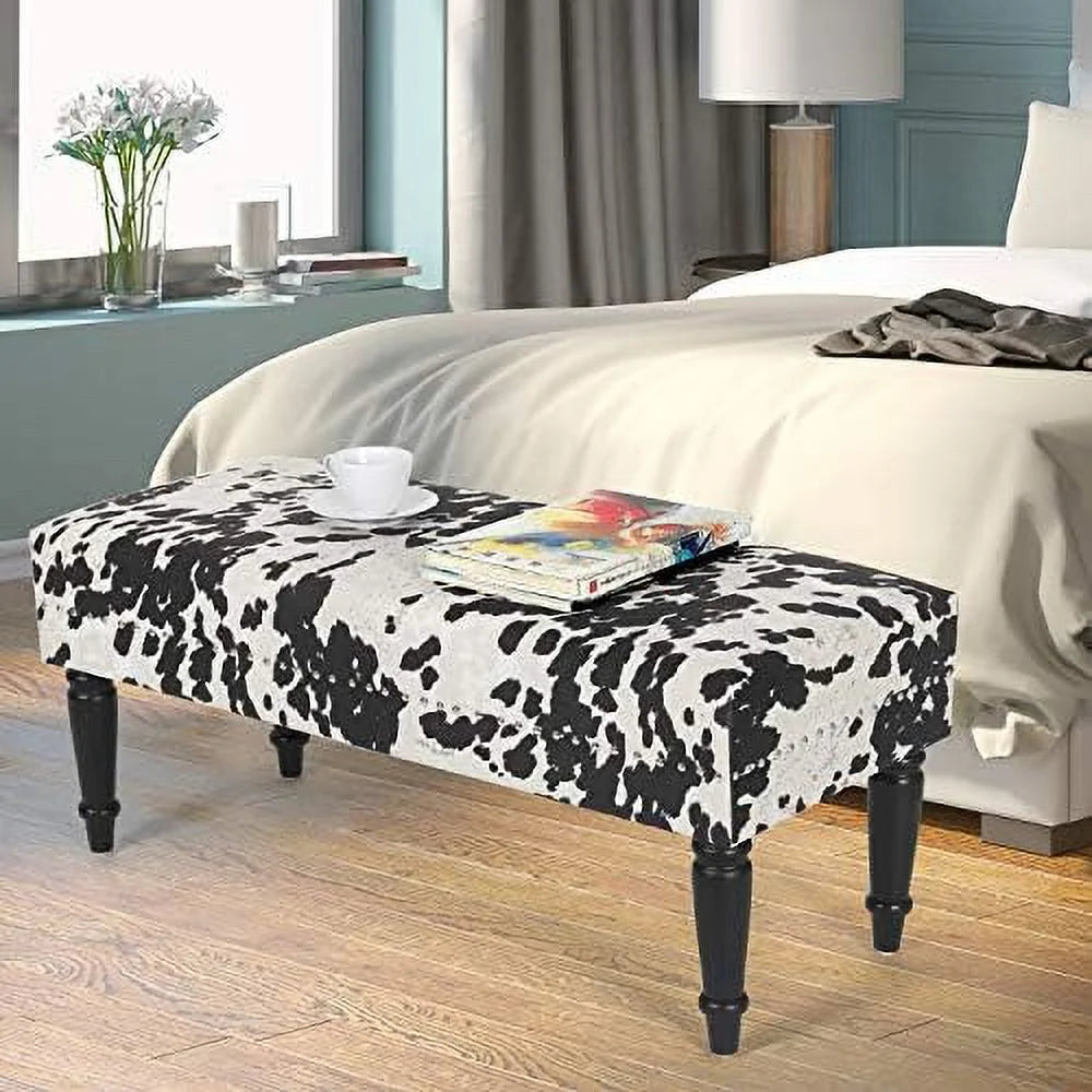 Upholstered Bench with Rivet K101028