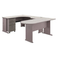 U-Shaped Corner Desk with Mobile File Cabinet Q4021