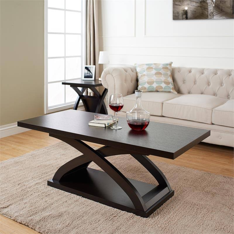 Espresso End Table Y400