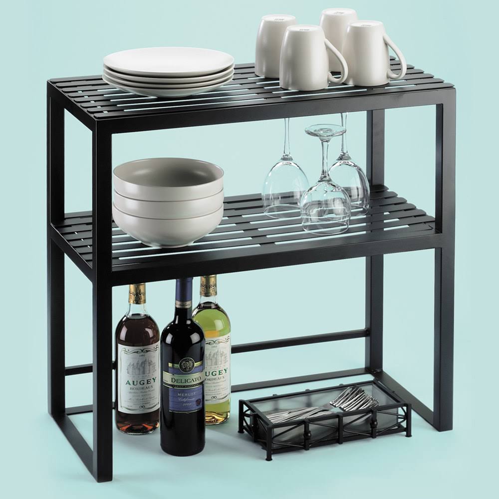 2 Tier Iron Hutch Riser V49584