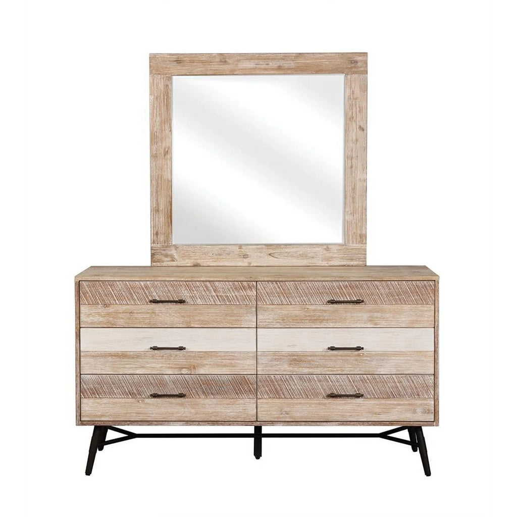 4-piece Brown Wood Eastern King Bedroom Set R906248