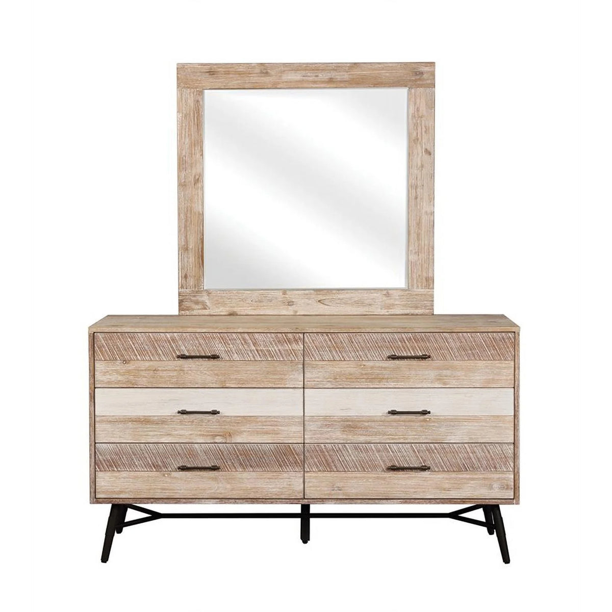4-piece Brown Wood Eastern King Bedroom Set R906248