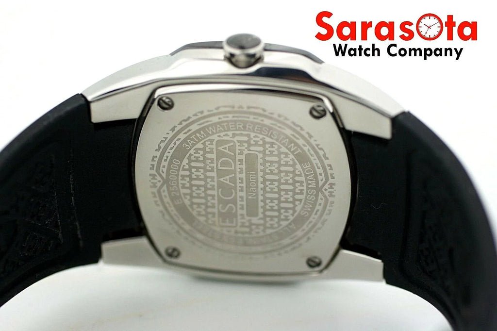 Black Ceramic Steel Diamond Bezel Quartz Wrist Watch N5335