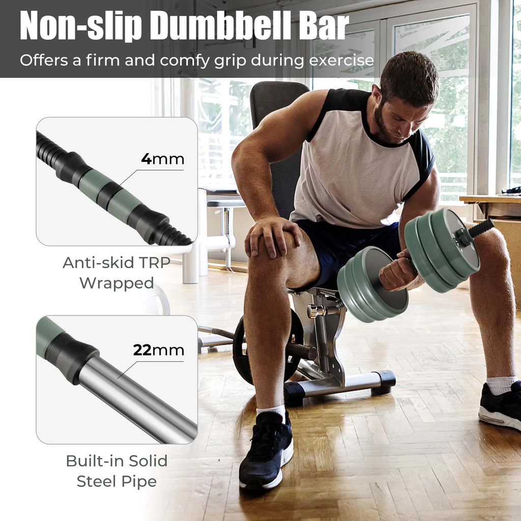 4 in 1 Adjustable Dumbbell Set 92lbs U36802