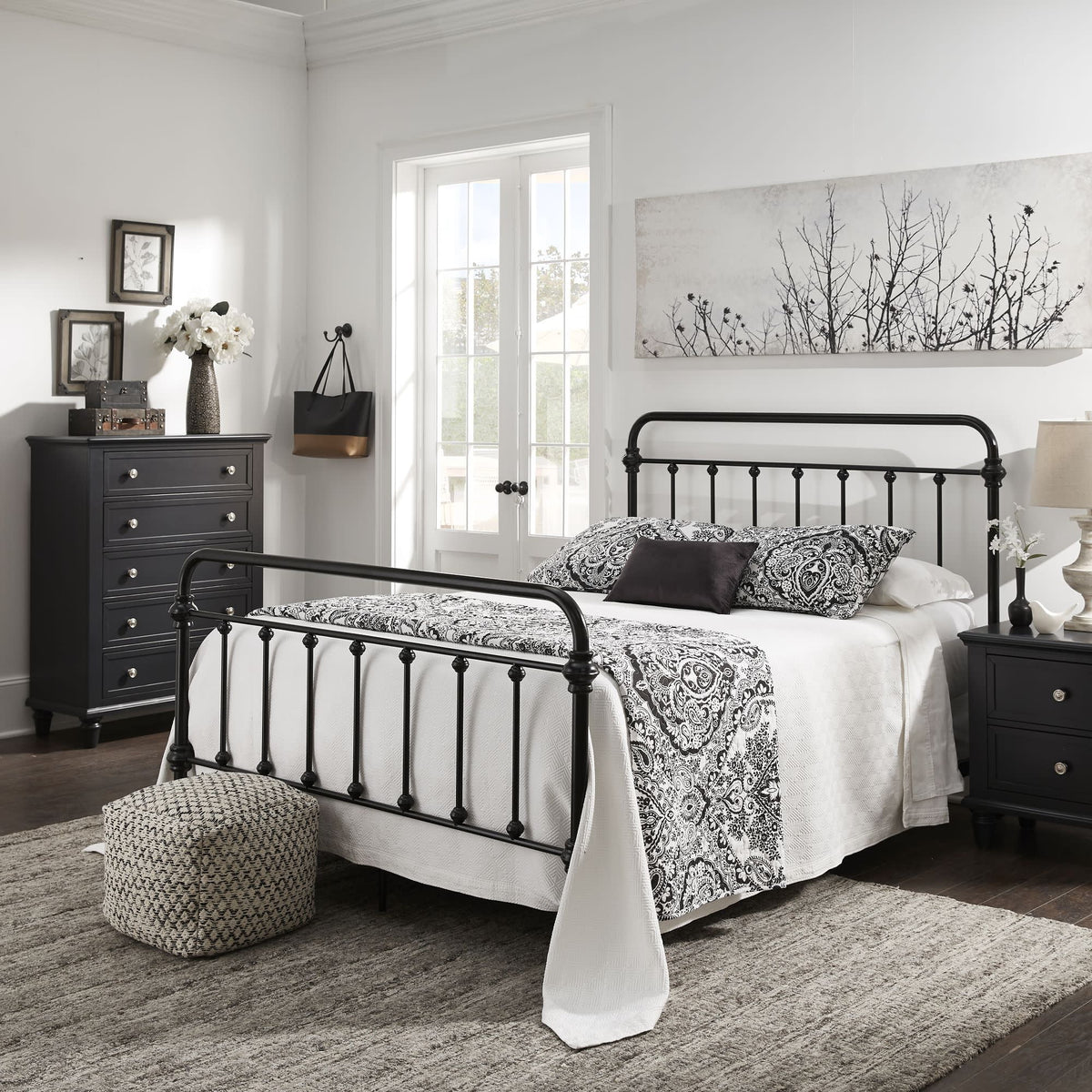 Queen Metal Bed K873
