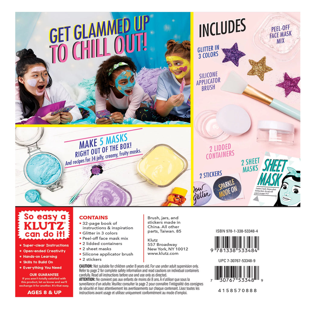 Glitter Face Masks DIY Set J35849