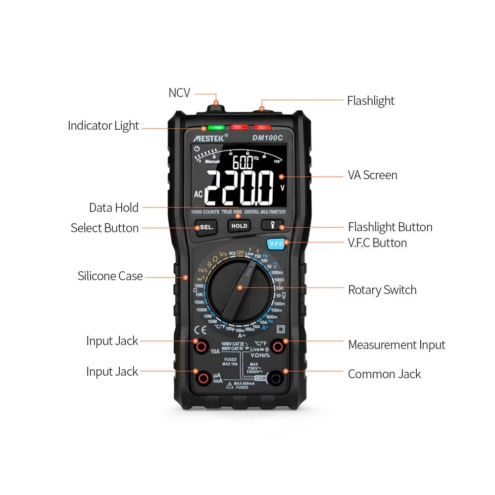 True RMS Multifunctional Digital Multimeter K513479