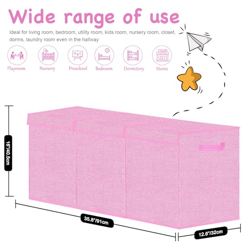 Extra Large Collapsible Kids Toy Storage Organizer Box A726892
