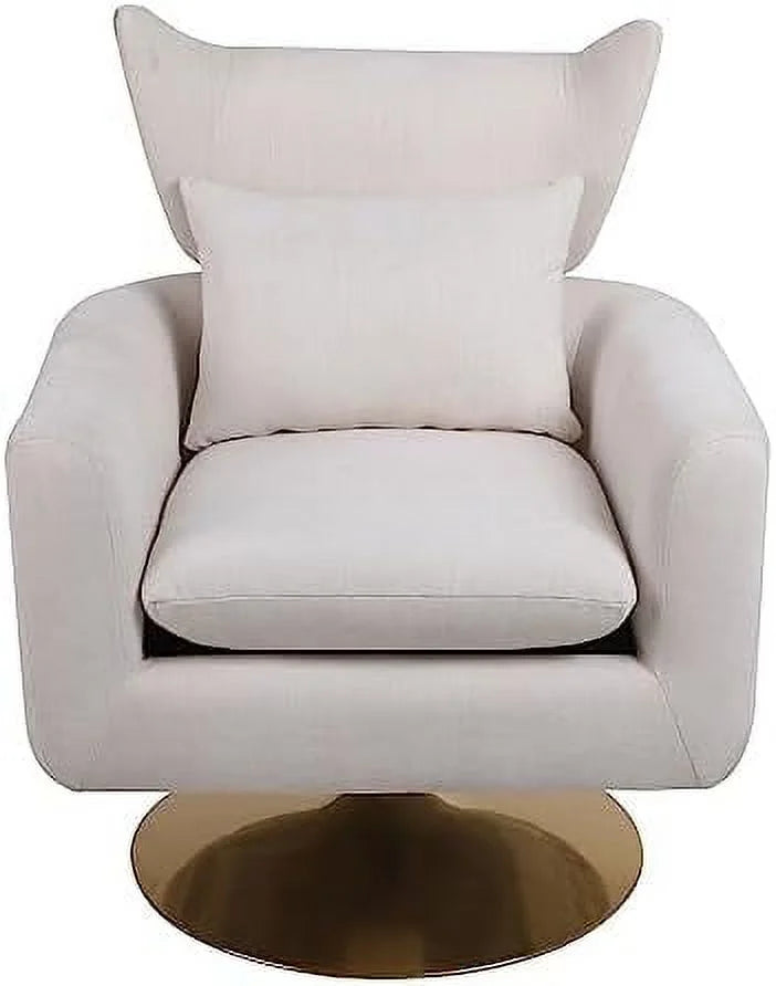 Mid Century Modern Swivel Accent Chair with Pillow M6469