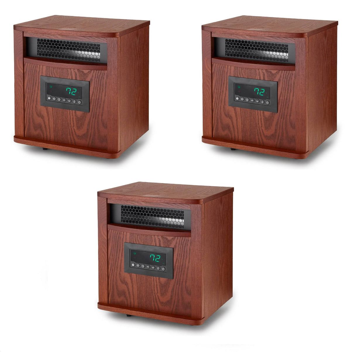 1500W Portable Infrared Quartz Space Heater 3 Pack X4117
