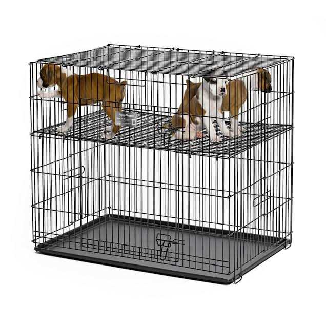Puppy Playpen with Plastic and Floor Grid L456