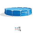 12' x 30 Metal Frame Round Above Ground Swimming Pool T574259