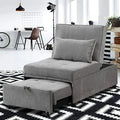 Convertible Chair Bed 4-in-1 Folding Ottoman Sofa Bed with Adjustable Backrest K745913