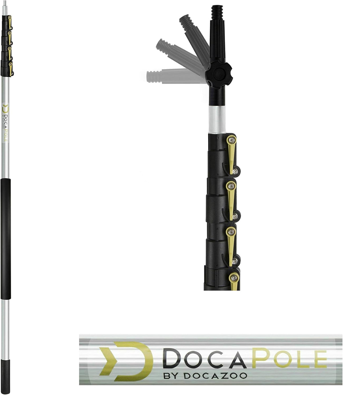 24 Foot Extension Pole with Chenille Microfiber Cleaning Head D6309