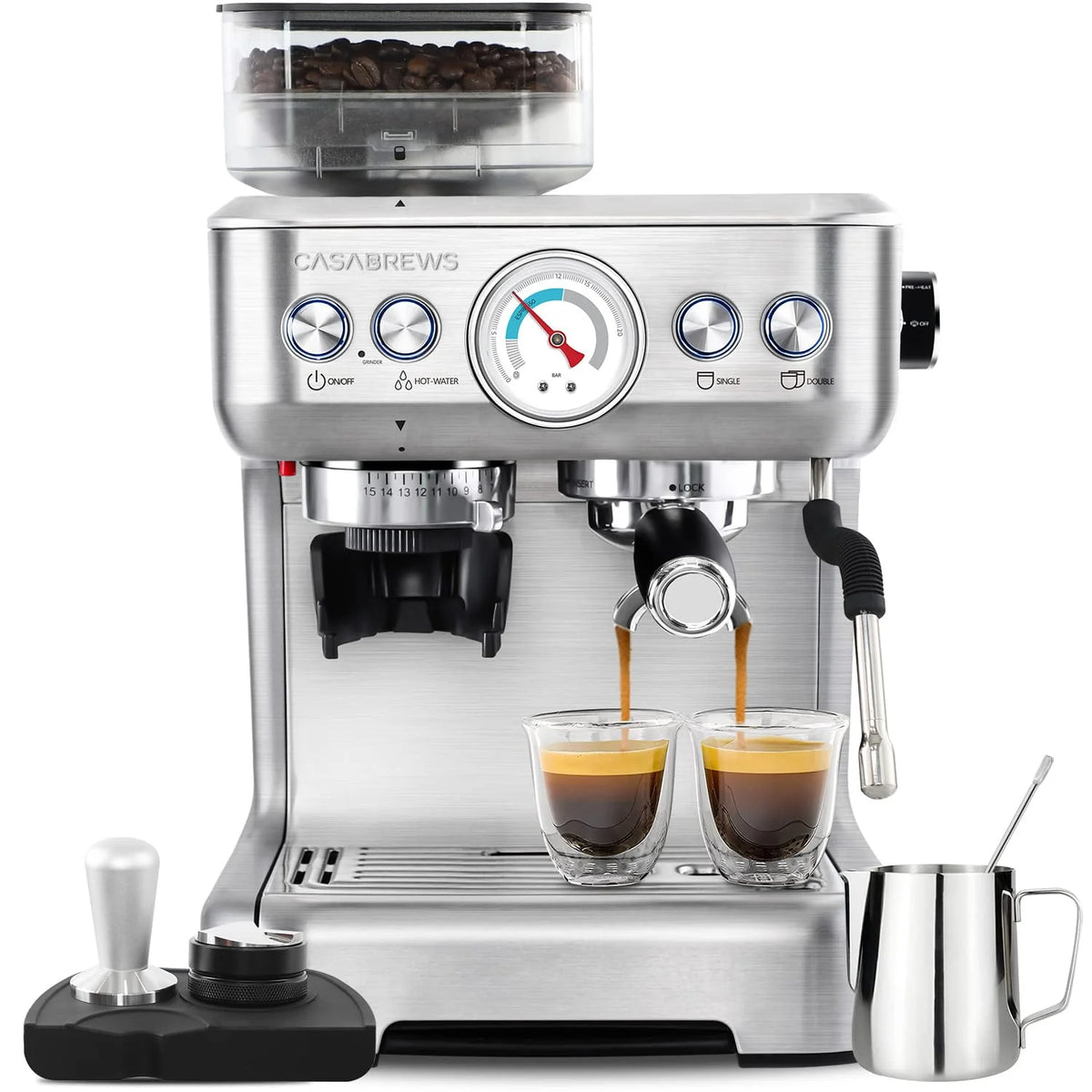 20 Bar Espresso Machine with Milk Frother N572849