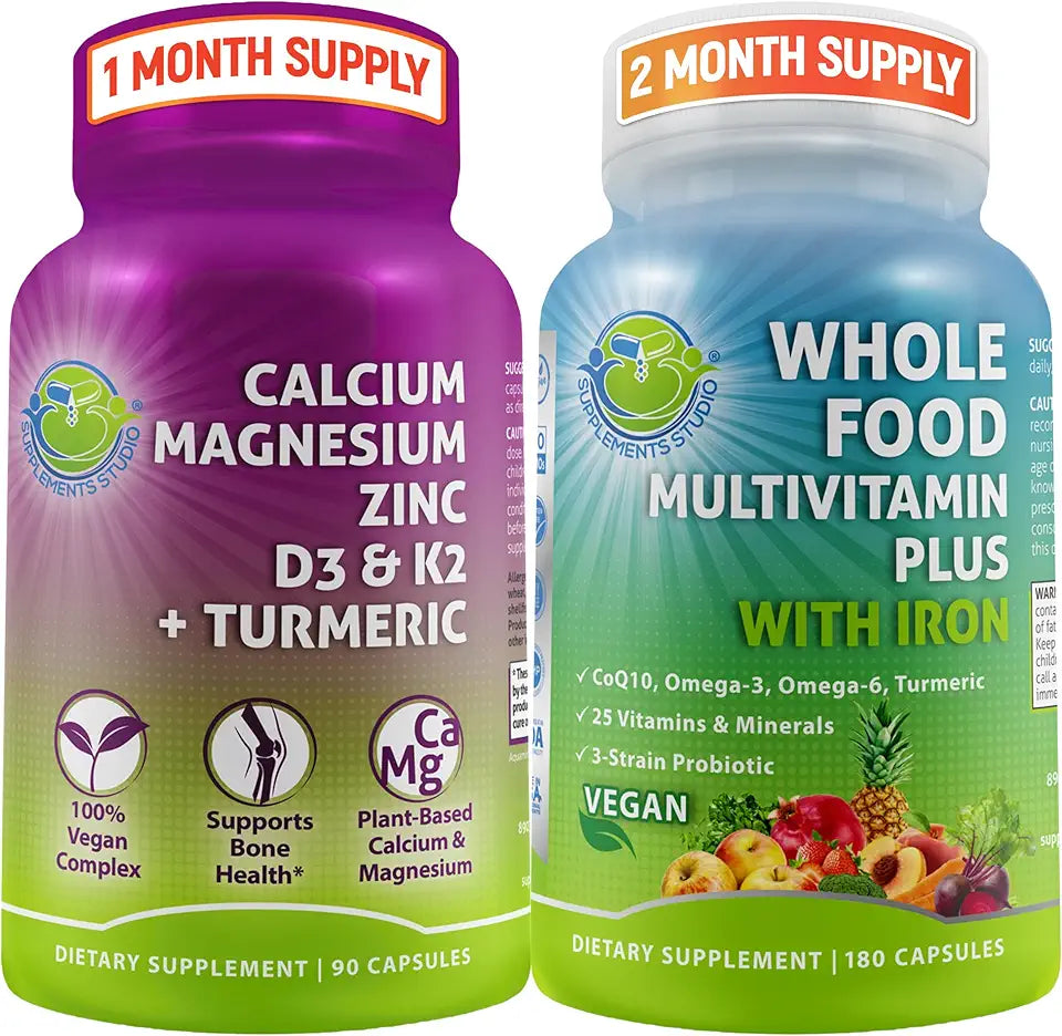 Vegan Whole Food Daily Multivitamin with Iron Y847