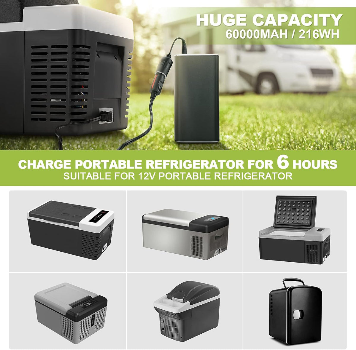 Portable Power Station 216Wh Lithium Battery Solar Generator D380