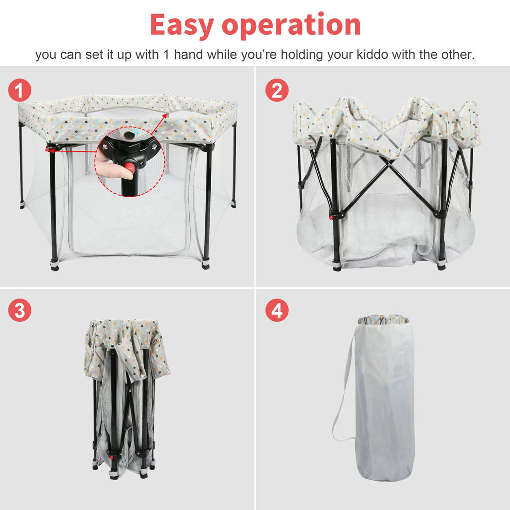 Portable Playard with Zipper Door X274