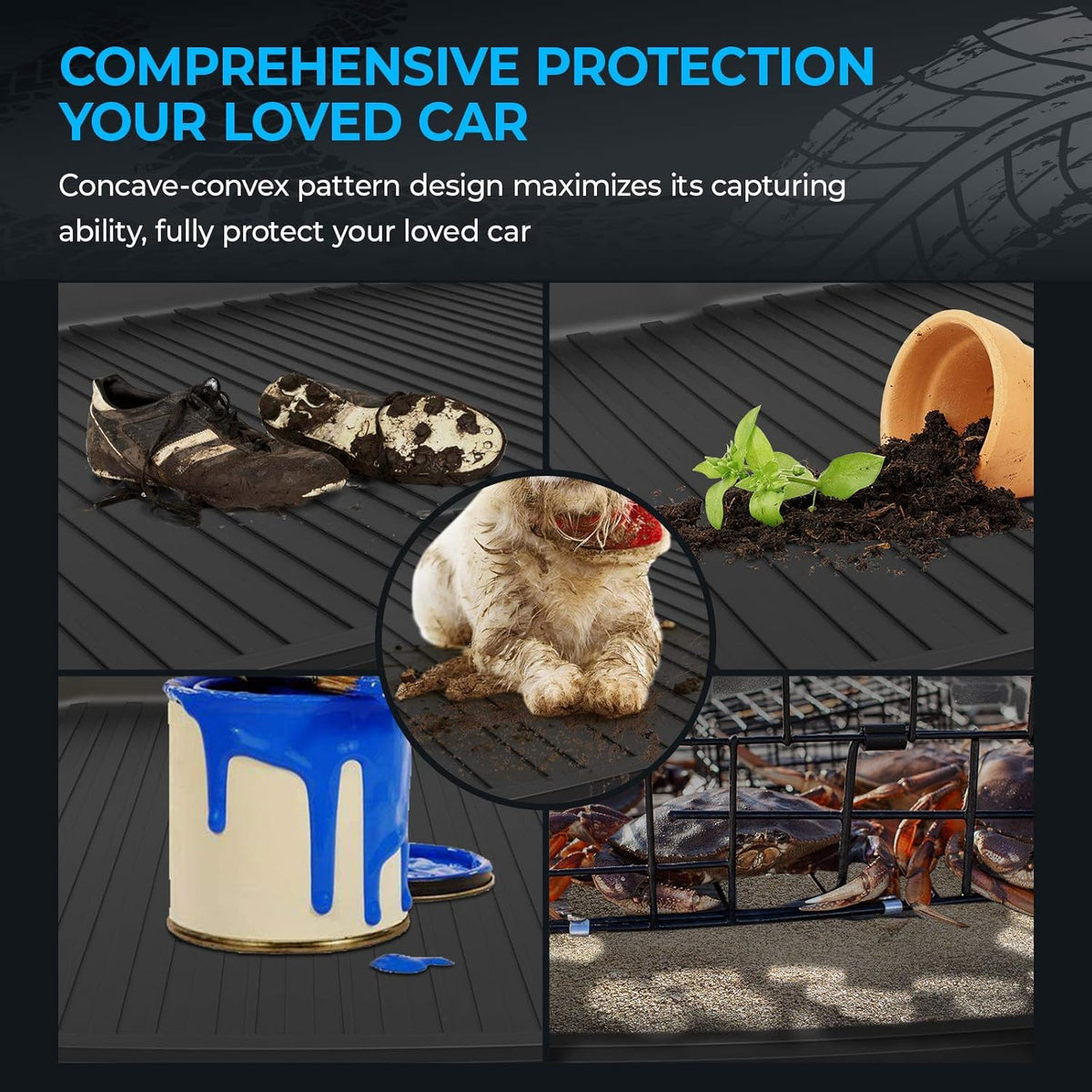 Black All Weather Cargo Trunk Liner V27755