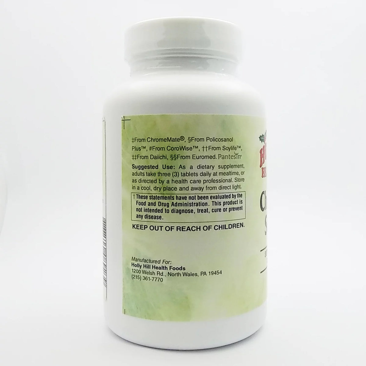 180 Tablets Herbs and Vitamins Cholesterol Support E45483