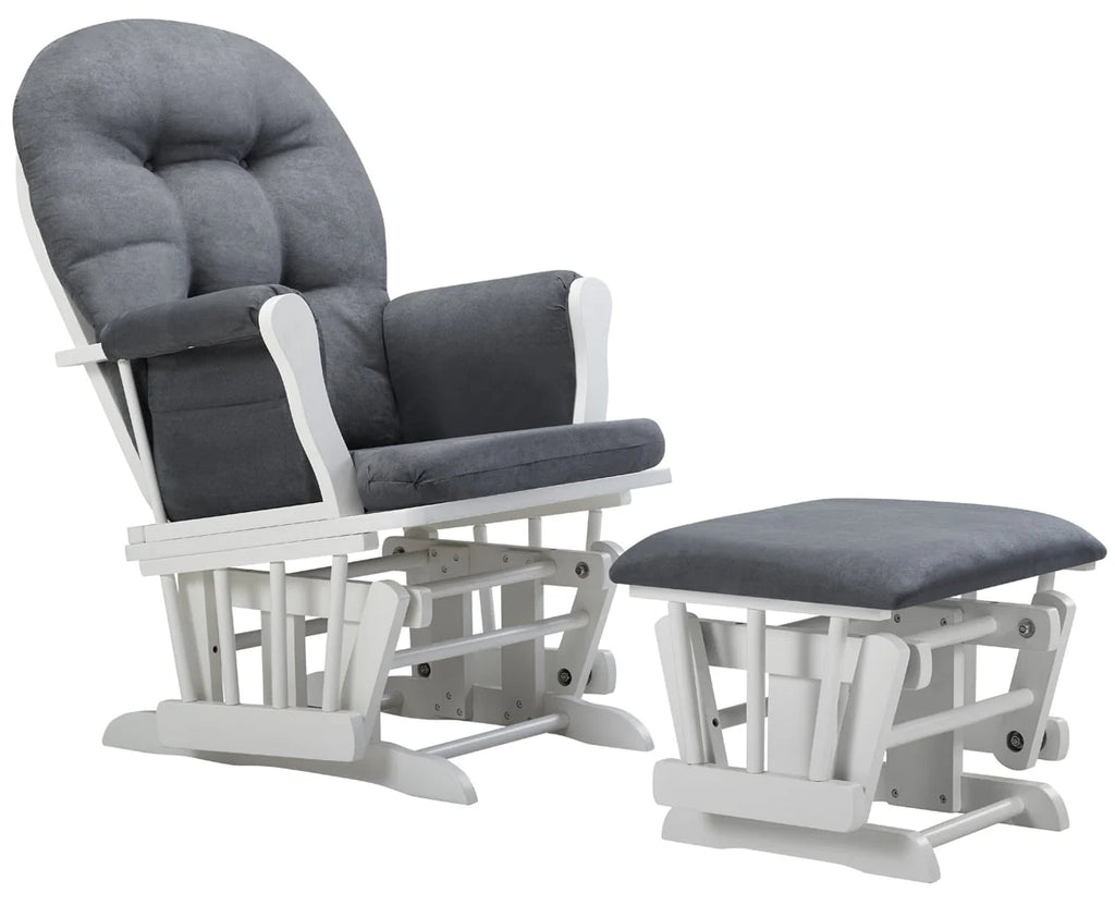 Windsor Glider and Ottoman, Natural w/ Beige Cushion U648908