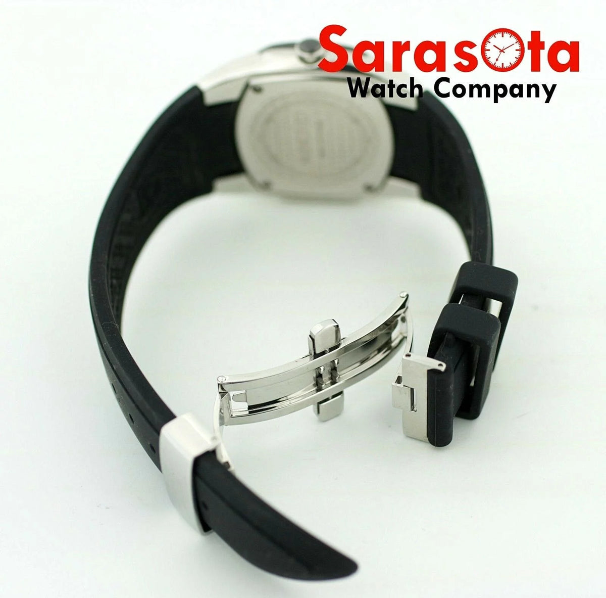 Black Ceramic Steel Diamond Bezel Quartz Wrist Watch N5335