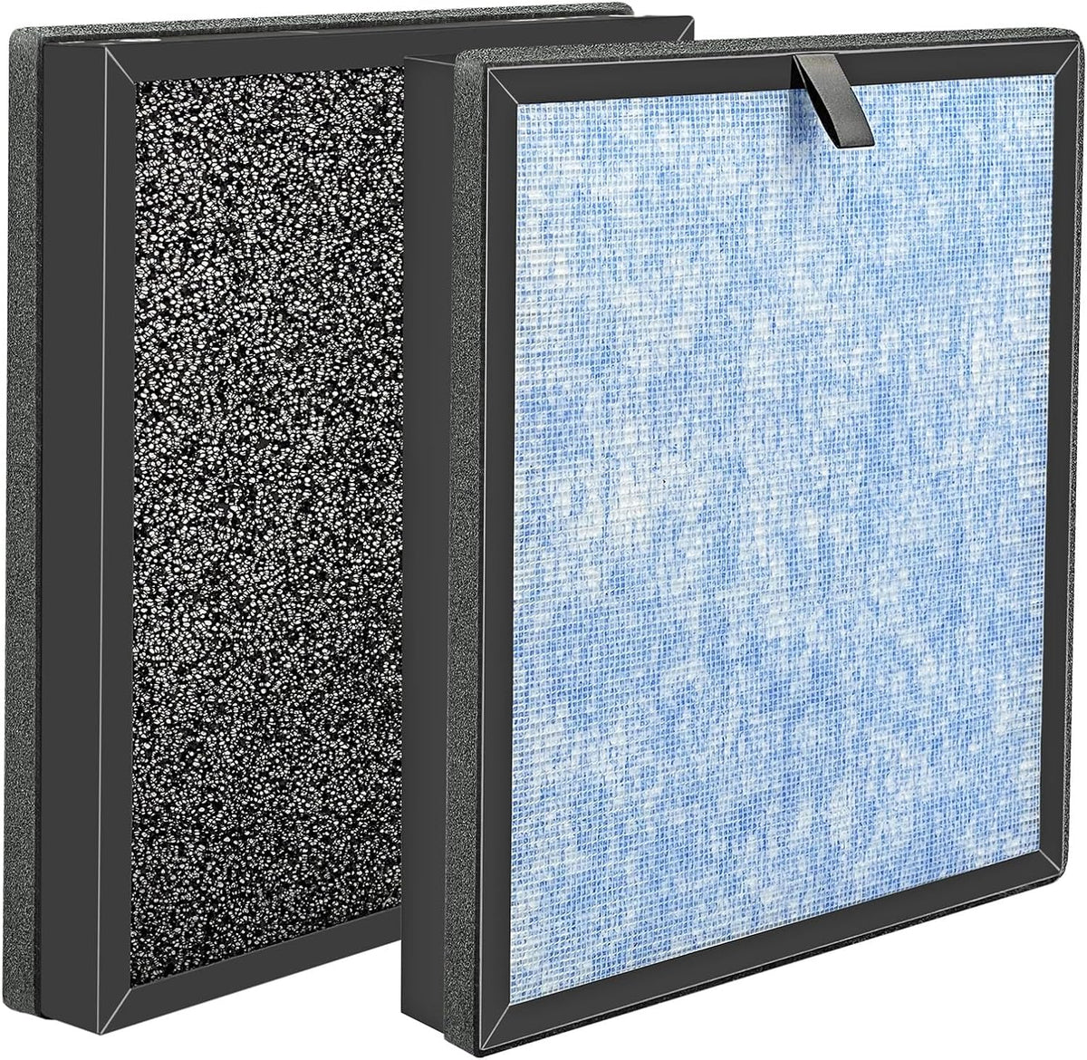 Replacement Filter, Compatible with POMORON MJ005H Air Purifiers, High Efficiency HEPA Air Filter, 3-Stage Filtration (2 Pack) Y86594
