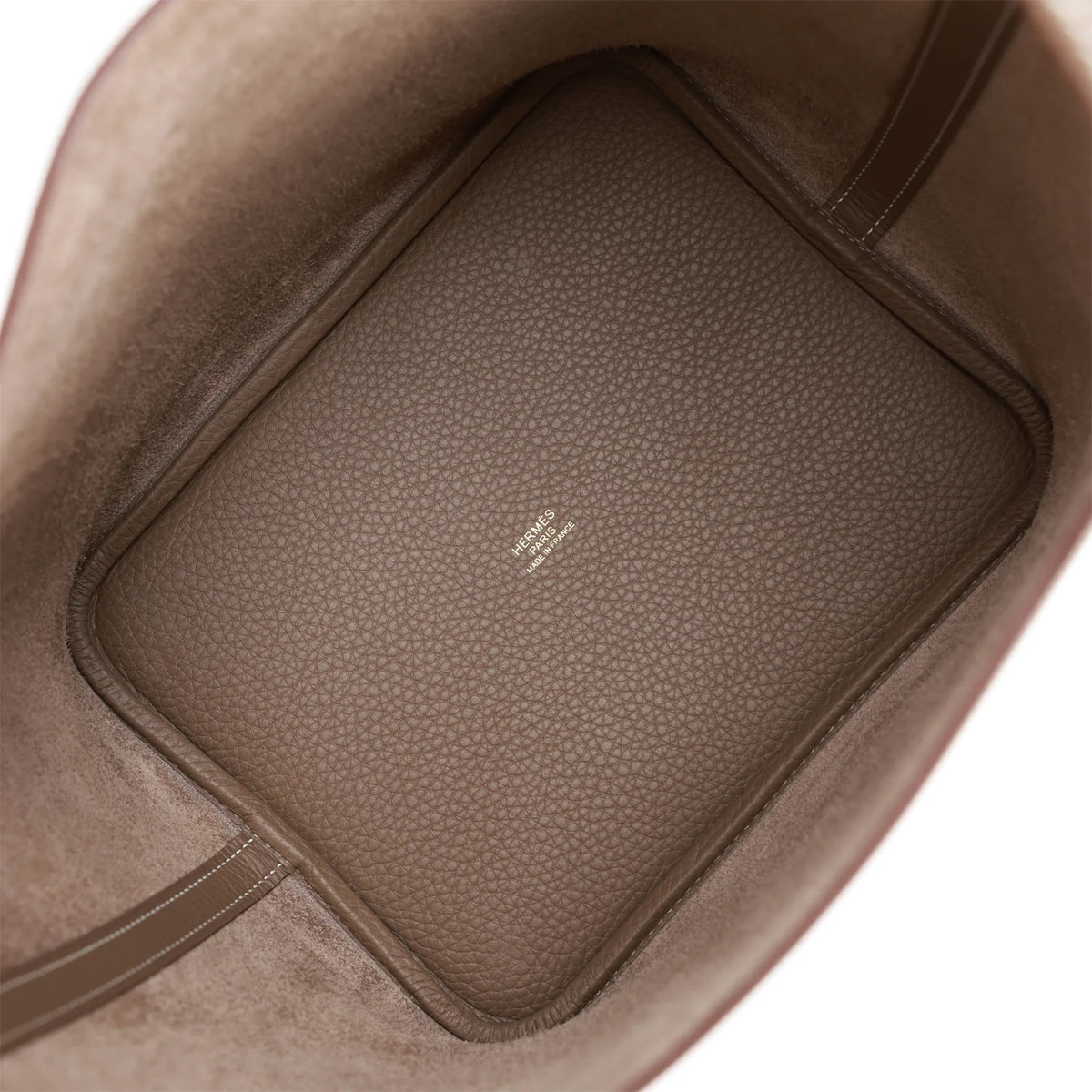 Etoupe Clemence Leather Handbag S717