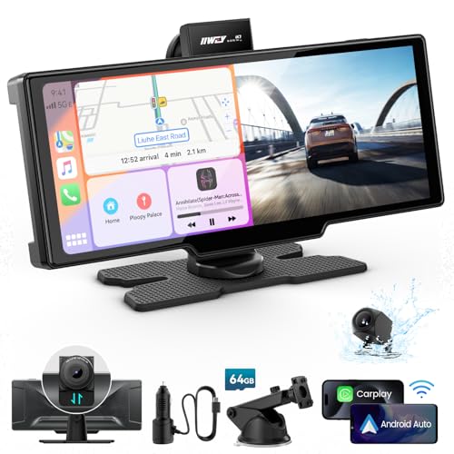 10'' Portable Apple Carplay Car Stereo Touch Screen U802
