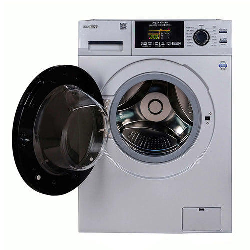 15 lbs Compact Combo Washer Dryer with Pet Cycle in White L435