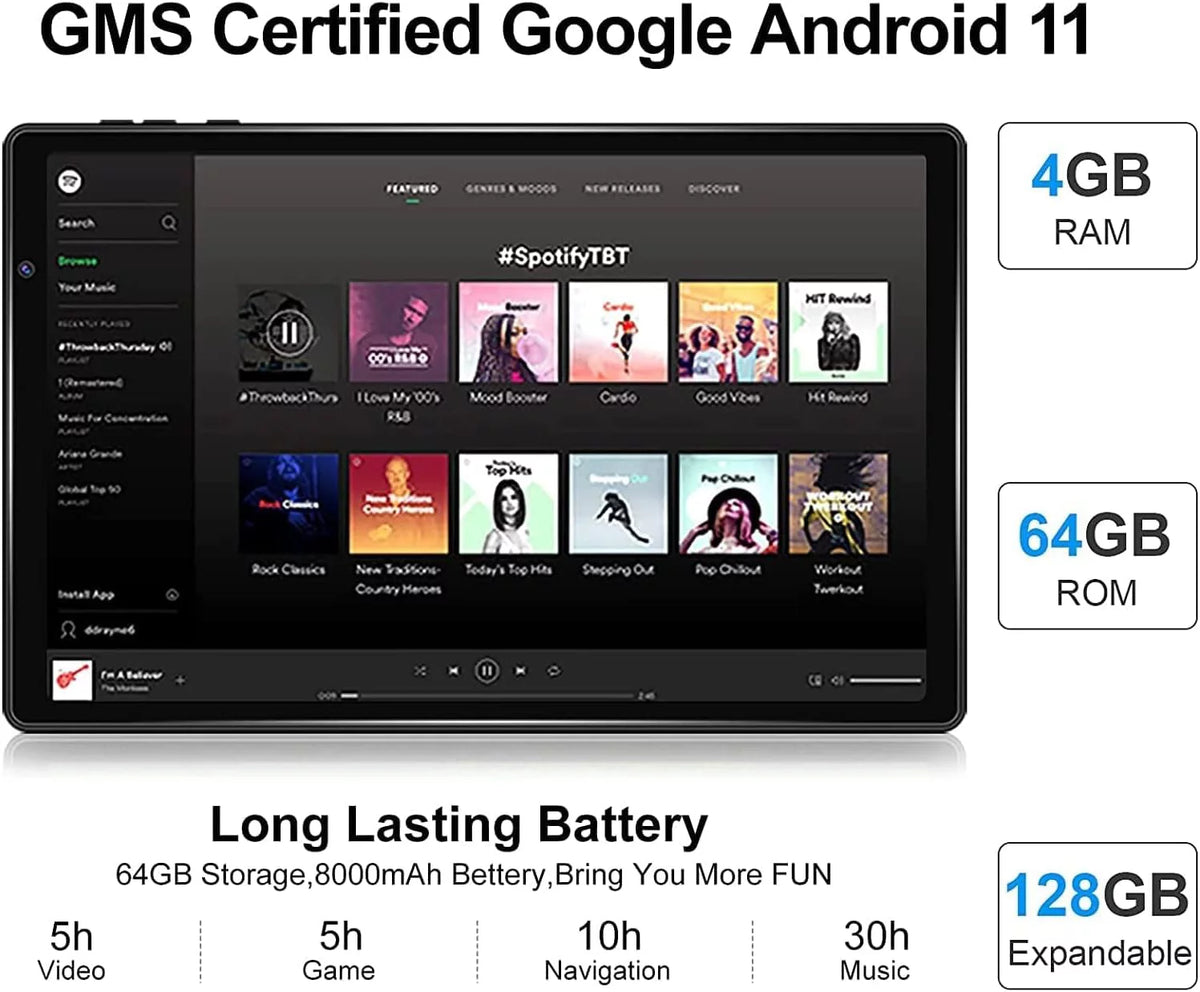 10.1'' Android Tablet with Keyboard and Mouse W1743