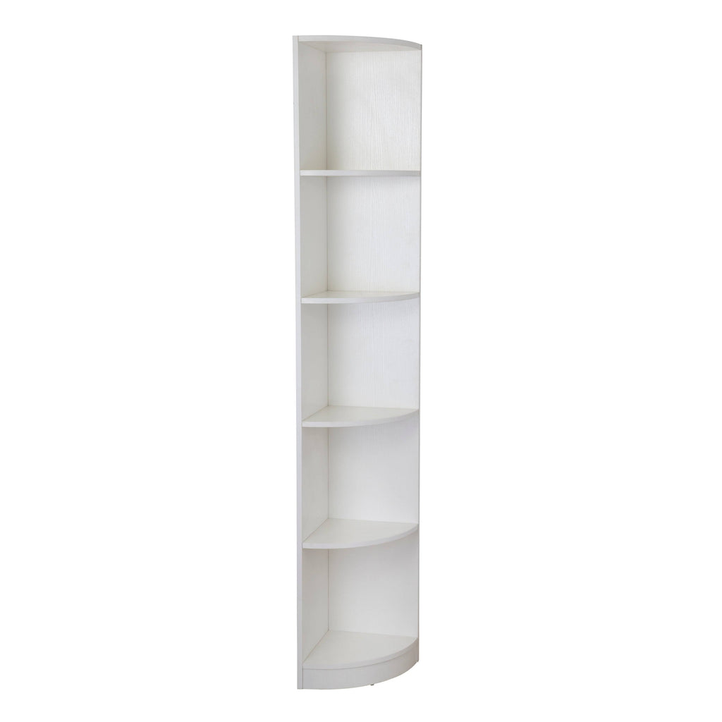 5 Tier Corner Wooden Bookcase Shelving Unit P5592