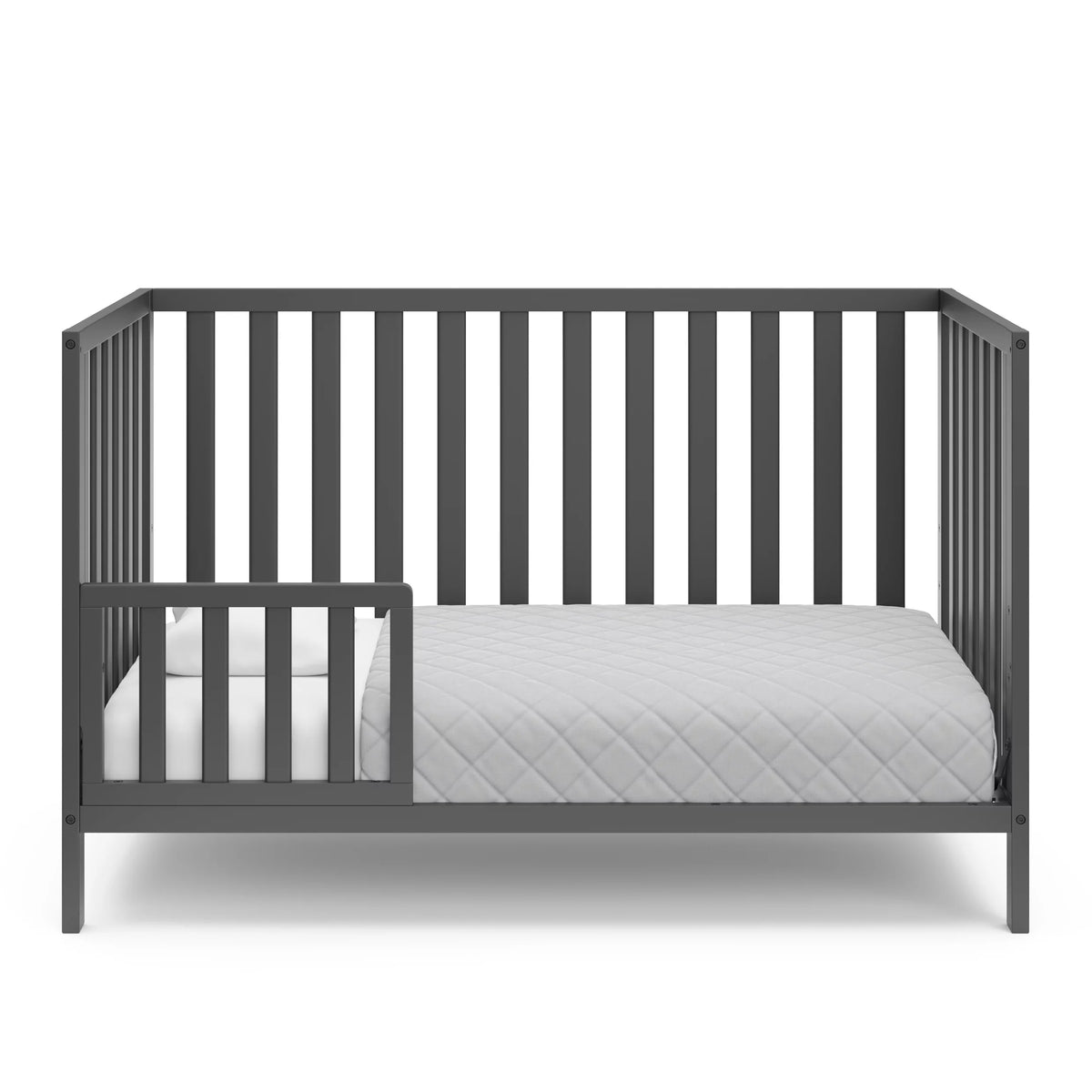 Gray 4-in-1 Convertible Baby Crib P814201