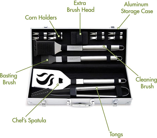 14-Piece Stainless Steel Grill Set T50614