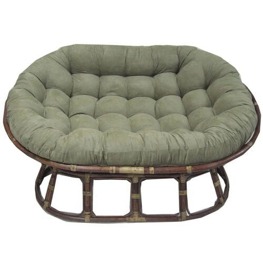 Solid Microsuede Double Papasan Cushion H79308