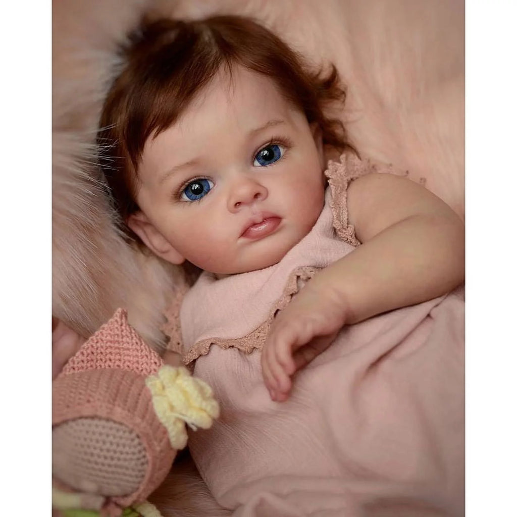 24inch Handmade Painted Reborn Dolls with Rooted Hair O8041