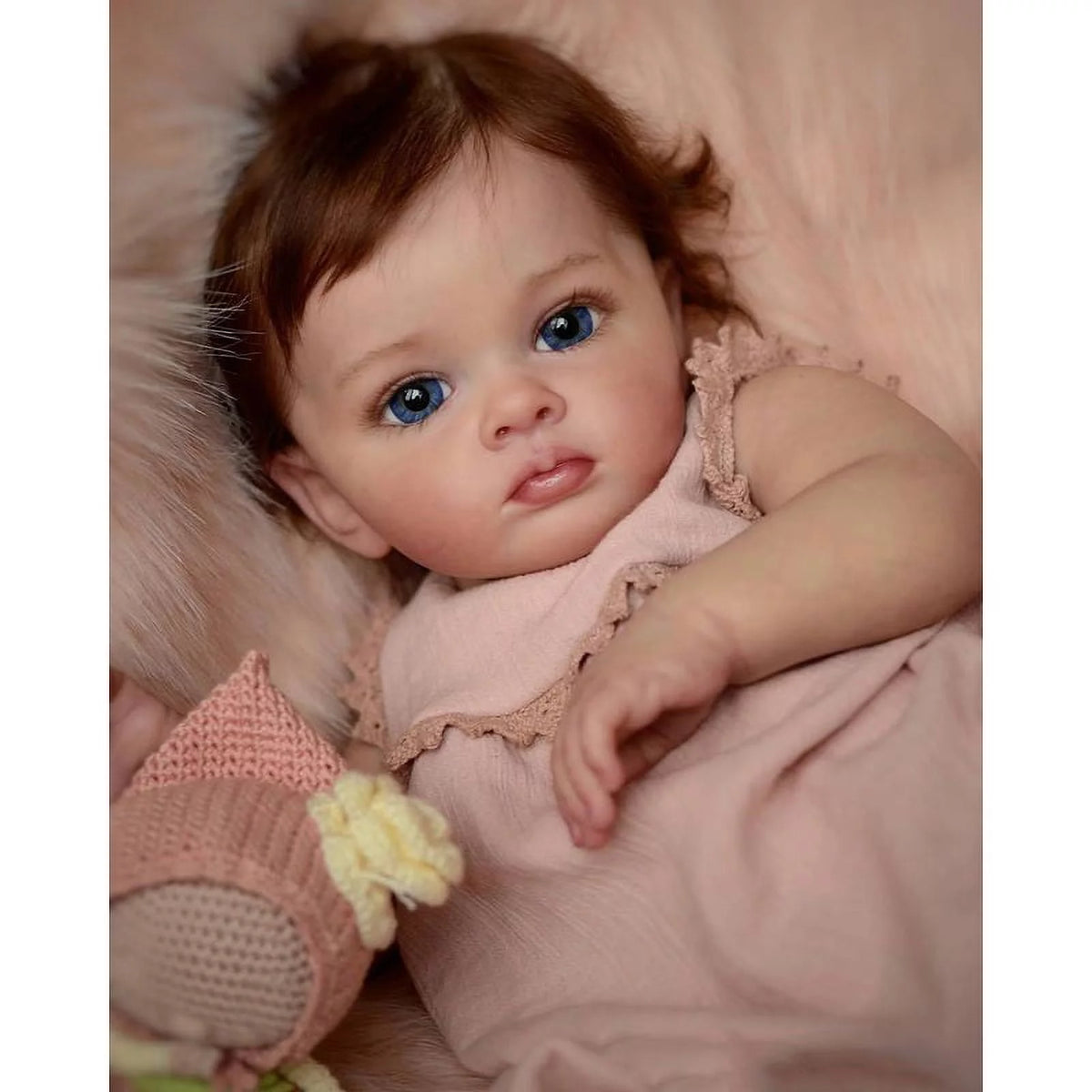 24inch Handmade Painted Reborn Dolls with Rooted Hair O8041
