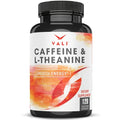 Caffeine & L-Theanine Nootropic Supplement, 120 Veggie Capsules R838953